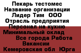 Пекарь-тестомес › Название организации ­ Лидер Тим, ООО › Отрасль предприятия ­ Персонал на кухню › Минимальный оклад ­ 25 000 - Все города Работа » Вакансии   . Кемеровская обл.,Юрга г.